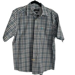 Ariat men’s short sleeve button up. EUC Pro rodeo series dry cleaned size M